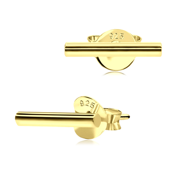 Gold Plated Silver Stud Earring STS-474-GP